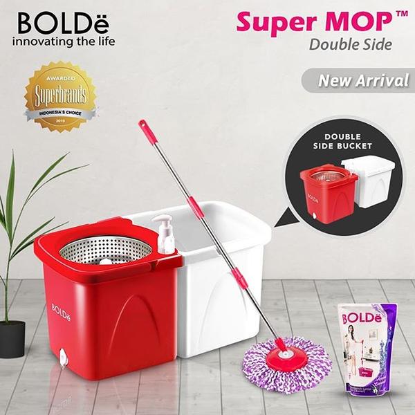 Bolde Super Mop DOUBLE SIDE Red White